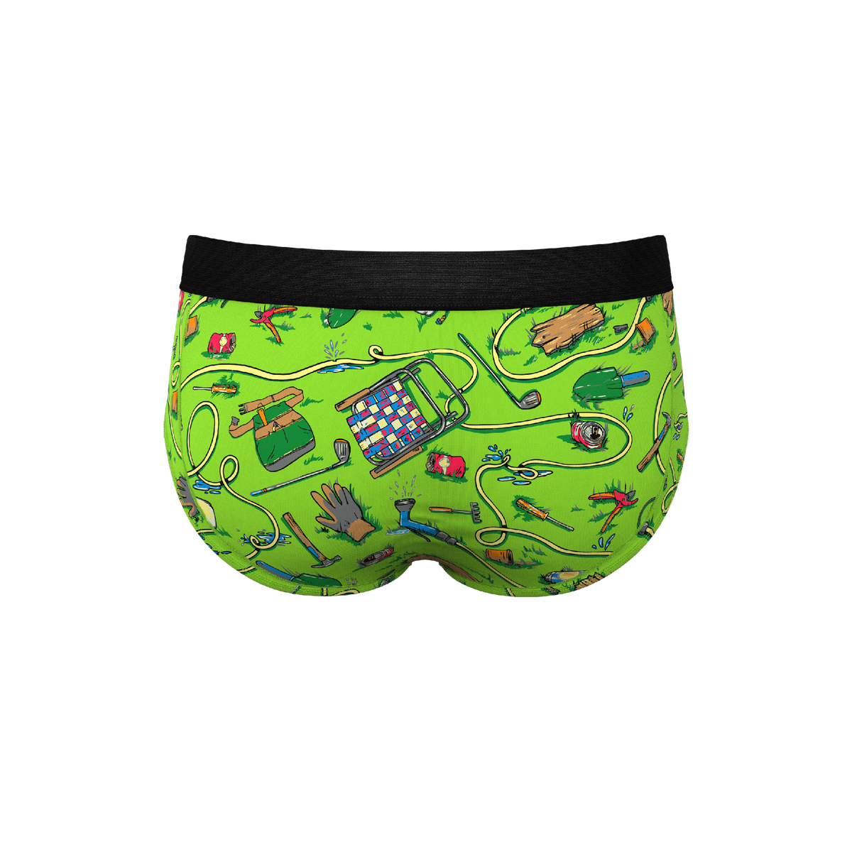 The Nice Piece Of Grass | Gardening Hose Ball Hammock® Pouch Underwear Briefs - Shinesty