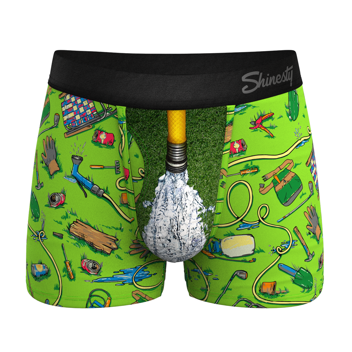 The Nice Piece Of Grass | Gardening Hose Ball Hammock® Pouch Trunks Underwear - Shinesty