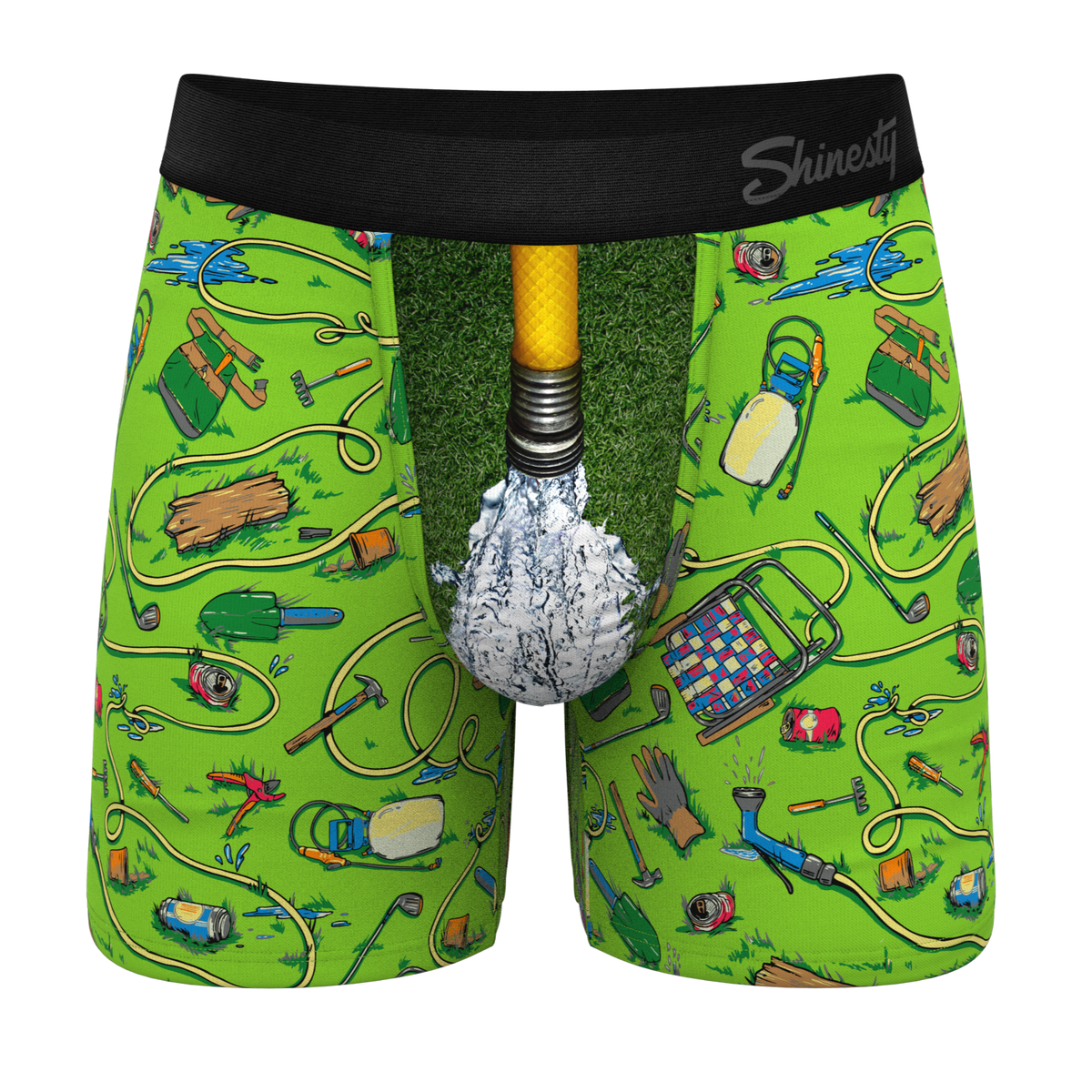 The Nice Piece Of Grass | Gardening Hose Ball Hammock® Pouch Underwear - Shinesty