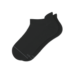 The Night Op | Plain Black Heel Hammock™ Ankle Socks - Shinesty