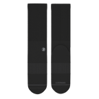 The Night Op | Plain Black Heel Hammock™ Crew Socks - Shinesty