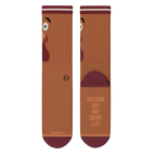 The No Leftovers | Thanksgiving Turkey Heel Hammock™ Crew Socks - Shinesty