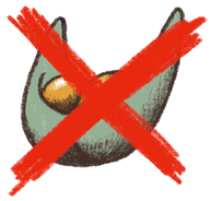 No pouch icon