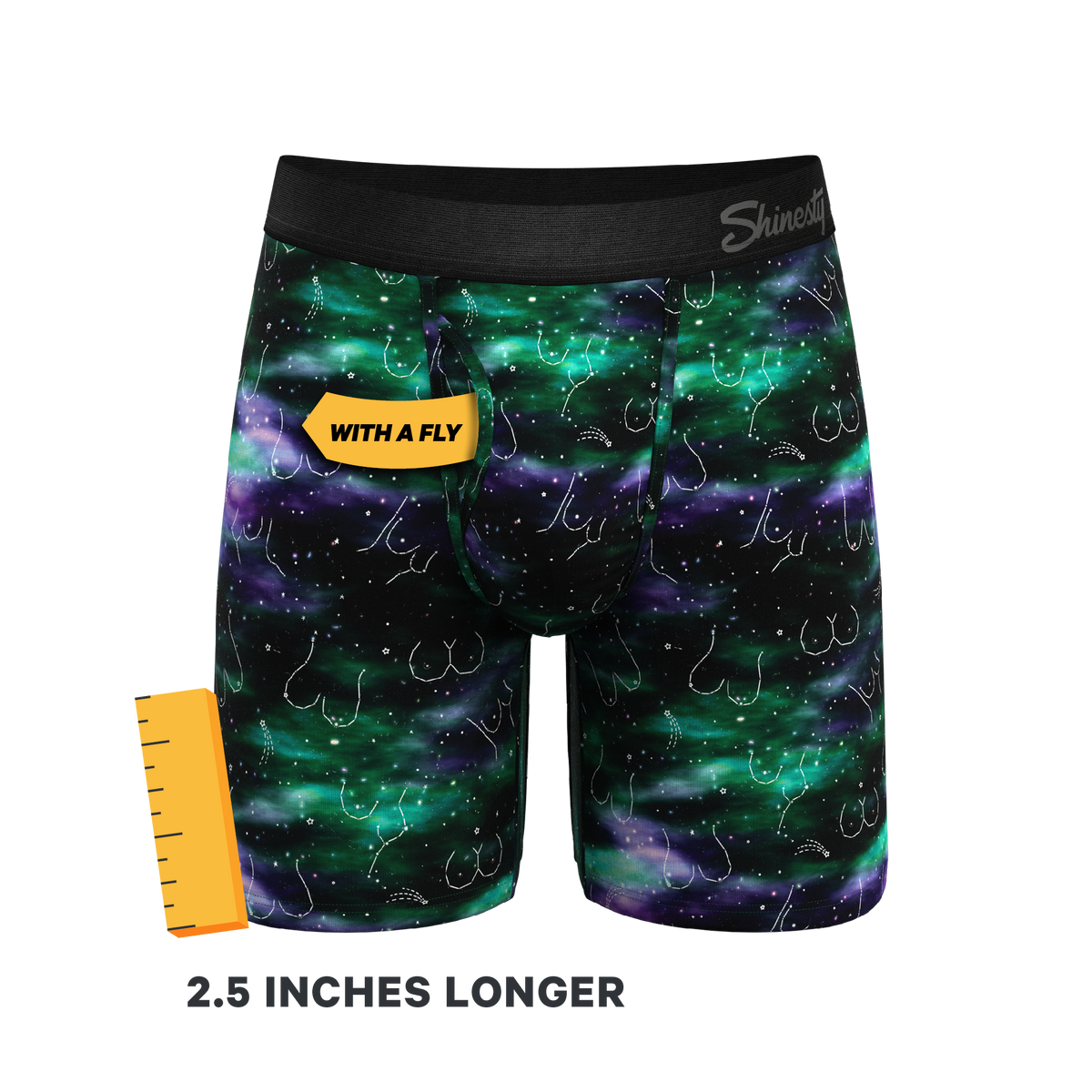 The Milky Way | Northern Lights Ball Hammock® Boxer - Long Leg - Shinesty