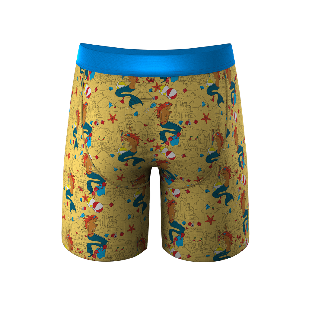 The Nudie Beach | Beach Ball Hammock® Boxer - Long Leg - Shinesty