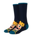 The Nut King | Nutcracker Heel Hammock™ Crew Socks - Shinesty