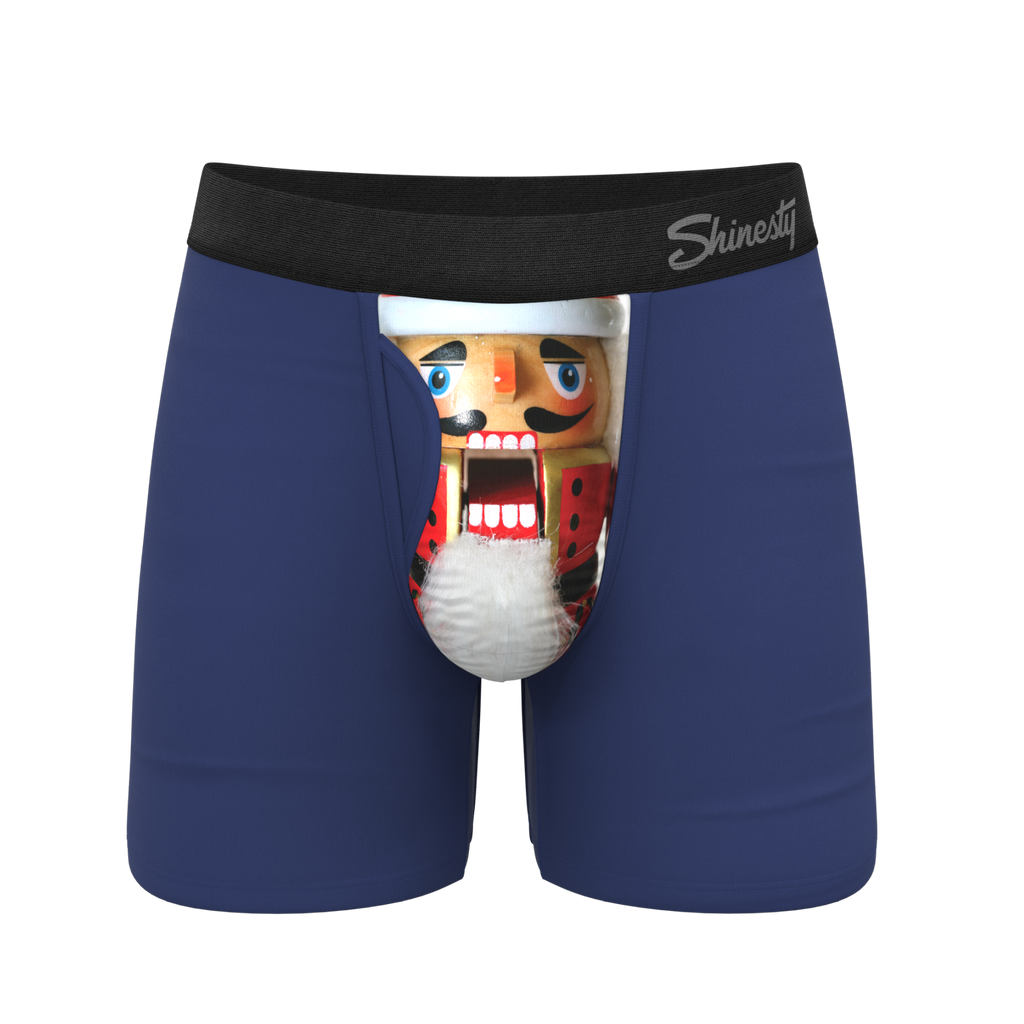 The Nutty Soldier | Nutcracker Ball Hammock® Pouch Underwear With Fly - Shinesty