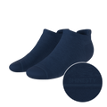 The Ocean Blue | Chambray Heather Heel Hammock™ Ankle Socks - Shinesty