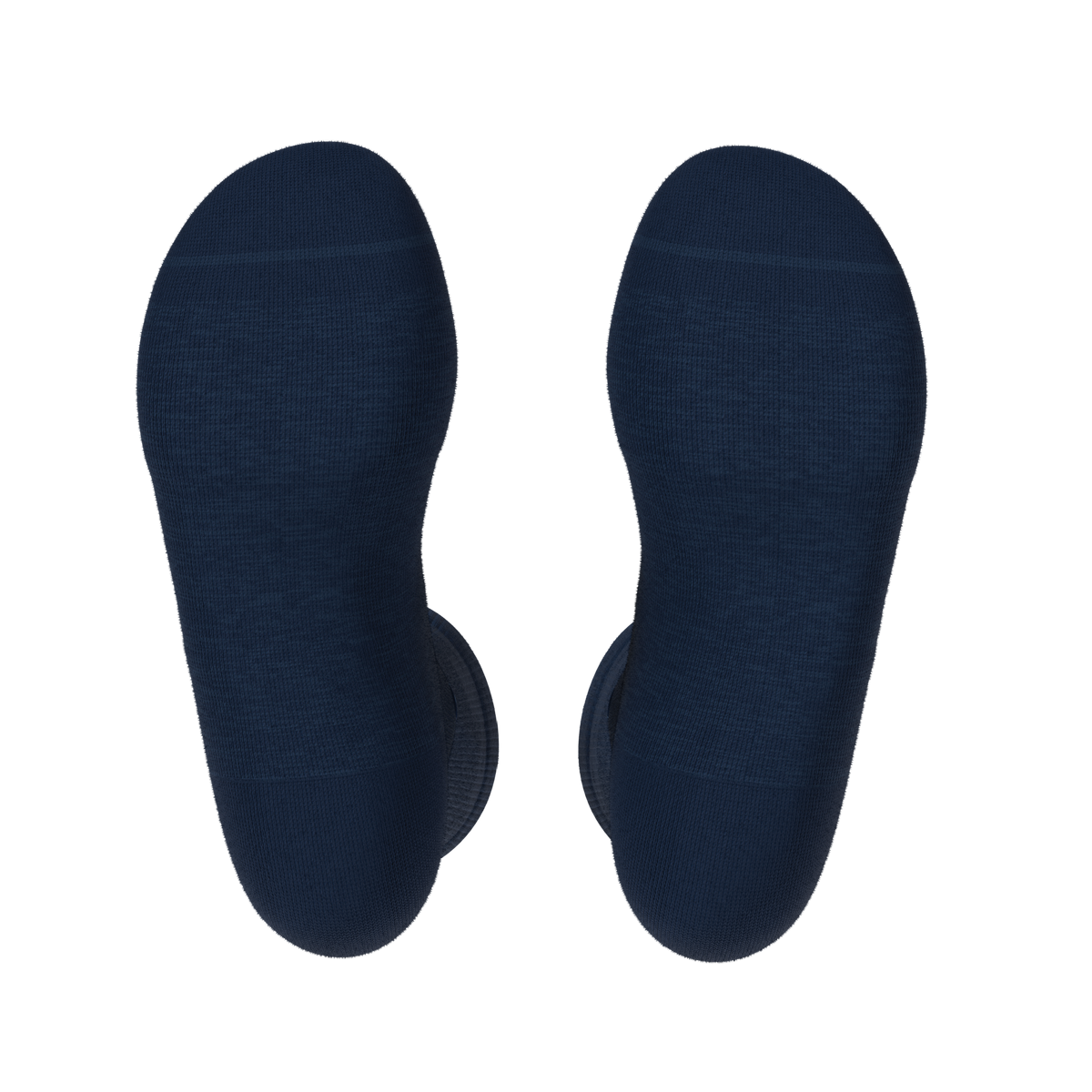 The Ocean Blue | Chambray Heather Heel Hammock™ Crew Socks - Shinesty