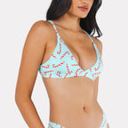 The Peppermint Pimp Canes | Candy Cane Boob Hammock™ Triangle Bralette - Shinesty