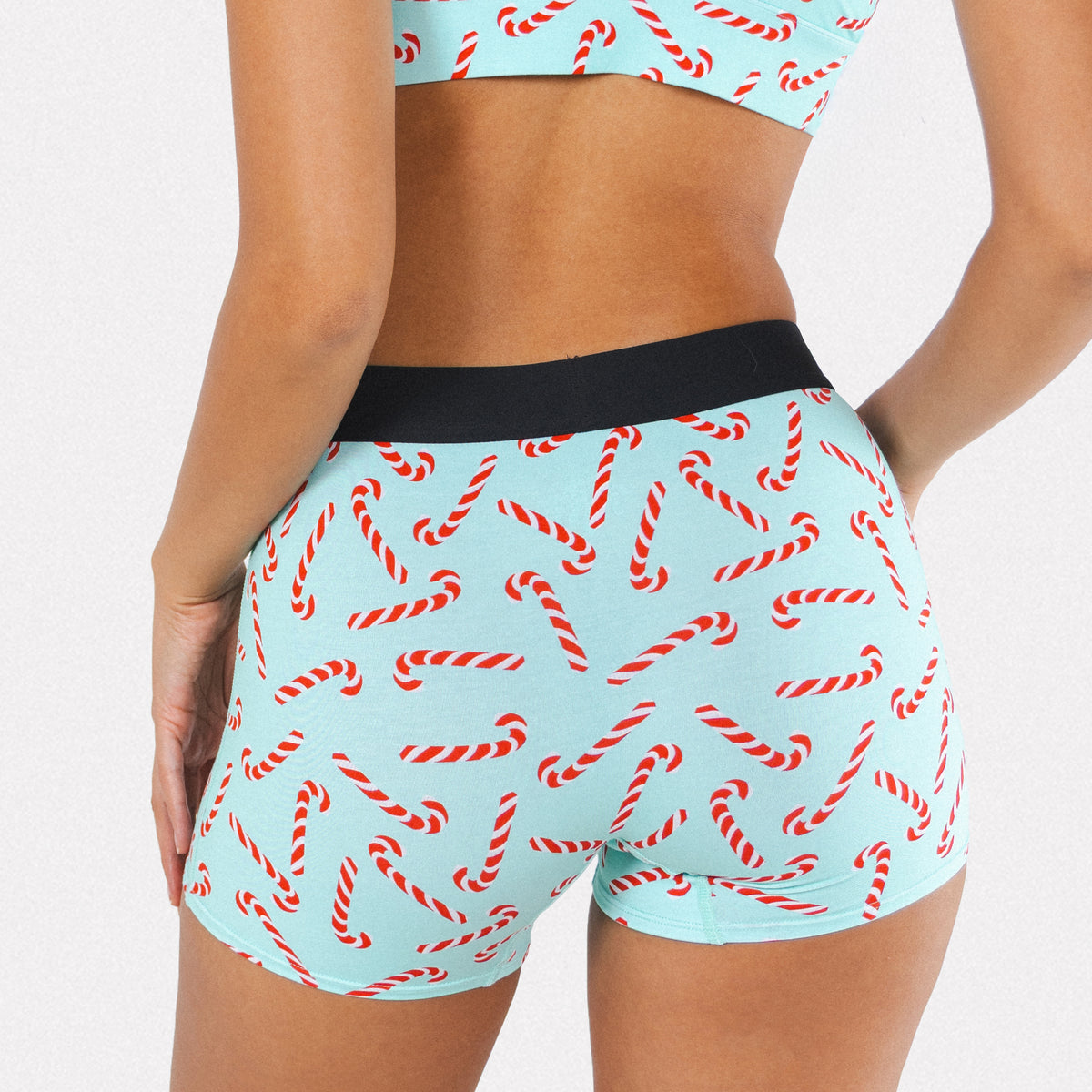 The Peppermint Pimp Canes | Candy Cane Women’s Boxers - Shinesty