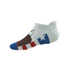 The One Finger Salute | American Flag Heel Hammock™ Ankle Socks - Shinesty