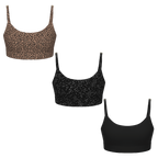 The One Of Each | Women's Boob Hammock™ Bralette 3 Pack - Shinesty