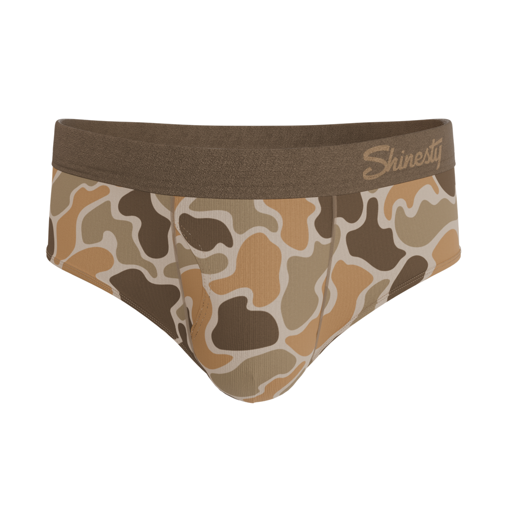 The Out Of Sight | Light Duck Camo Ball Hammock® Pouch Underwear Briefs - Shinesty