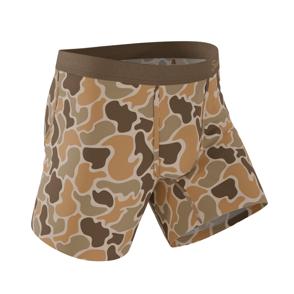 The Out Of Sight | Light Duck Camo Ball Hammock® Pouch Underwear - Shinesty
