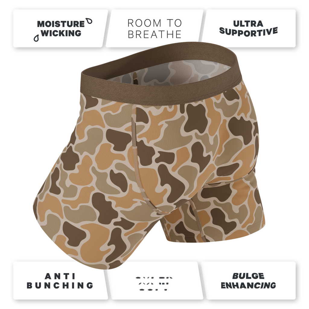 The Out Of Sight | Light Duck Camo Ball Hammock® Pouch Underwear - Shinesty