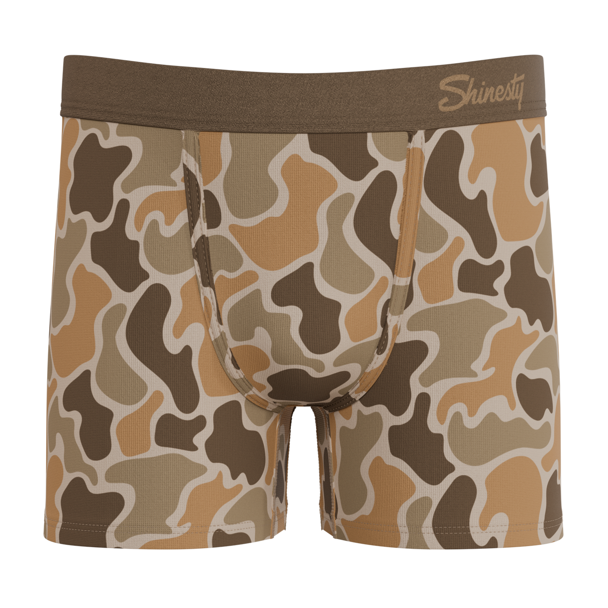 The Out Of Sight | Light Duck Camo Youth Boxer Briefs - Shinesty