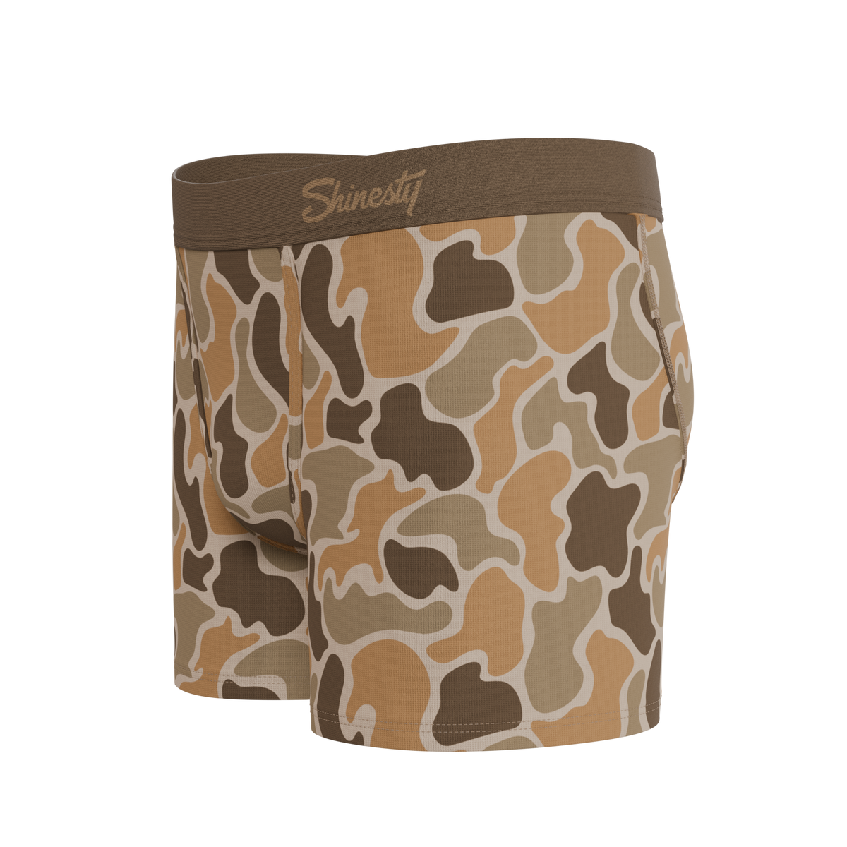 The Out Of Sight | Light Duck Camo Youth Boxer Briefs - Shinesty
