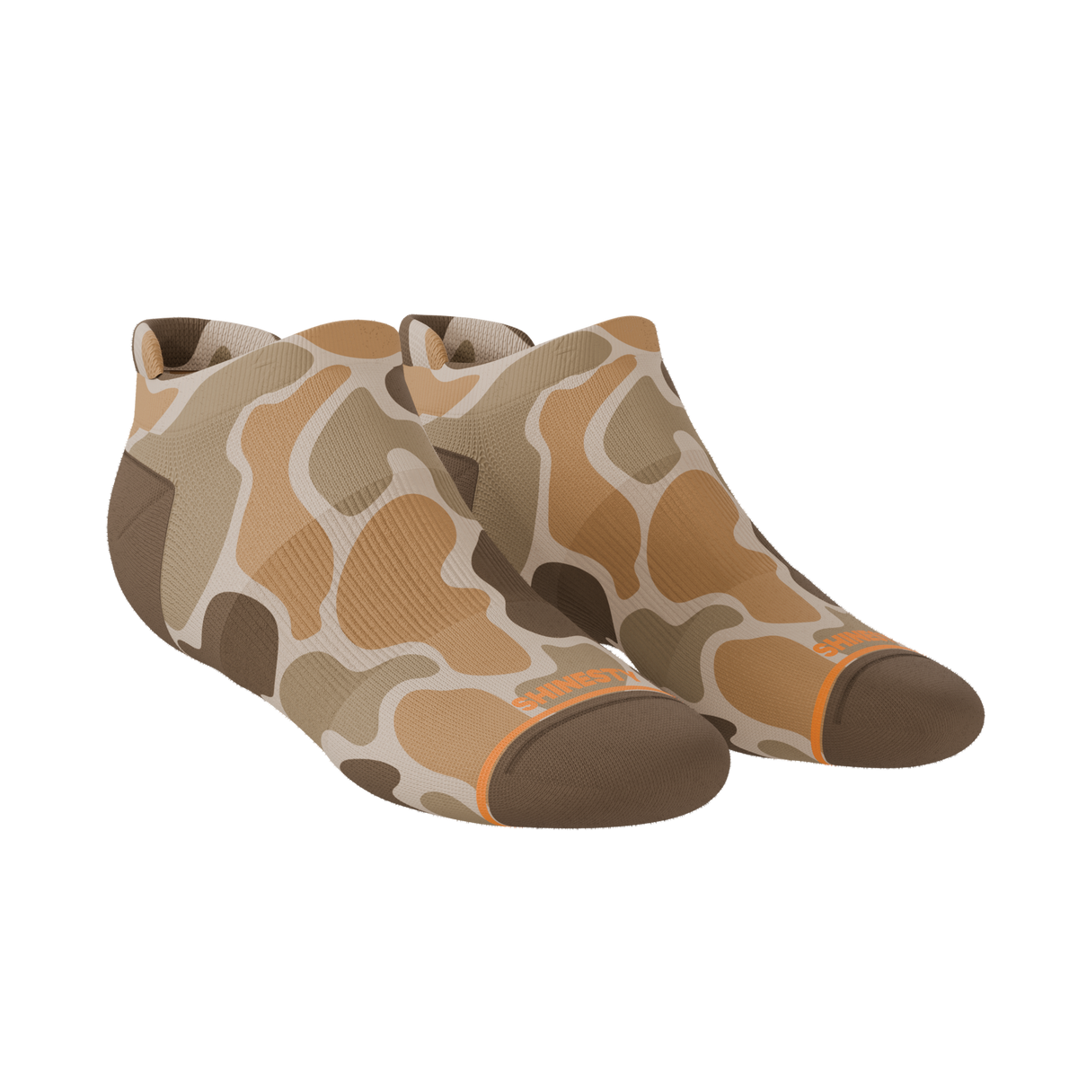 The Out Of Sight | Light Duck Camo Heel Hammock™ Ankle Socks - Shinesty