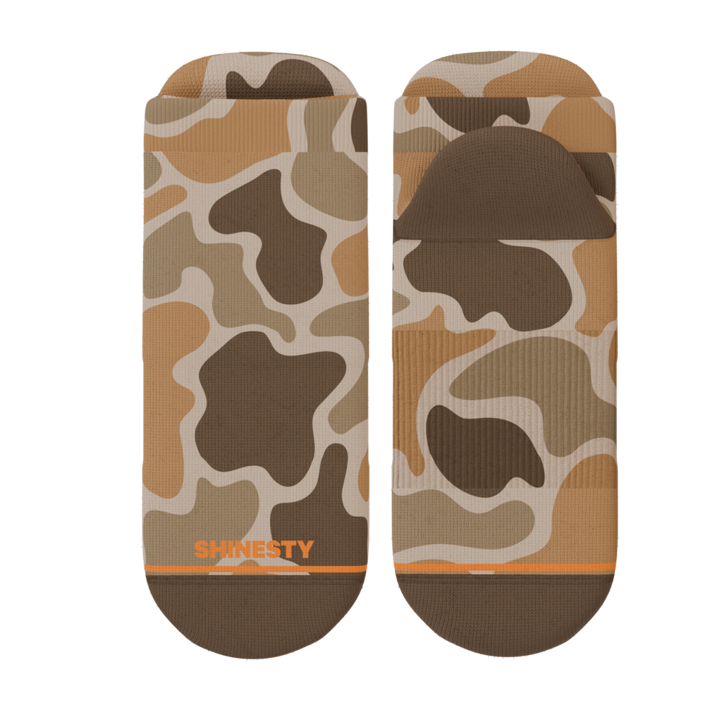 The Out Of Sight | Light Duck Camo Heel Hammock™ Ankle Socks - Shinesty