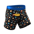 The Personal Space | Outer Space Ball Hammock® Pouch Underwear With Fly - Shinesty
