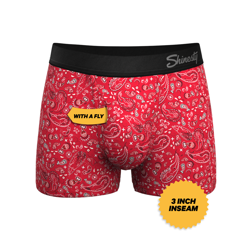 The Outlaw | Naughty Paisley Ball Hammock® Pouch Trunk Underwear - Shinesty
