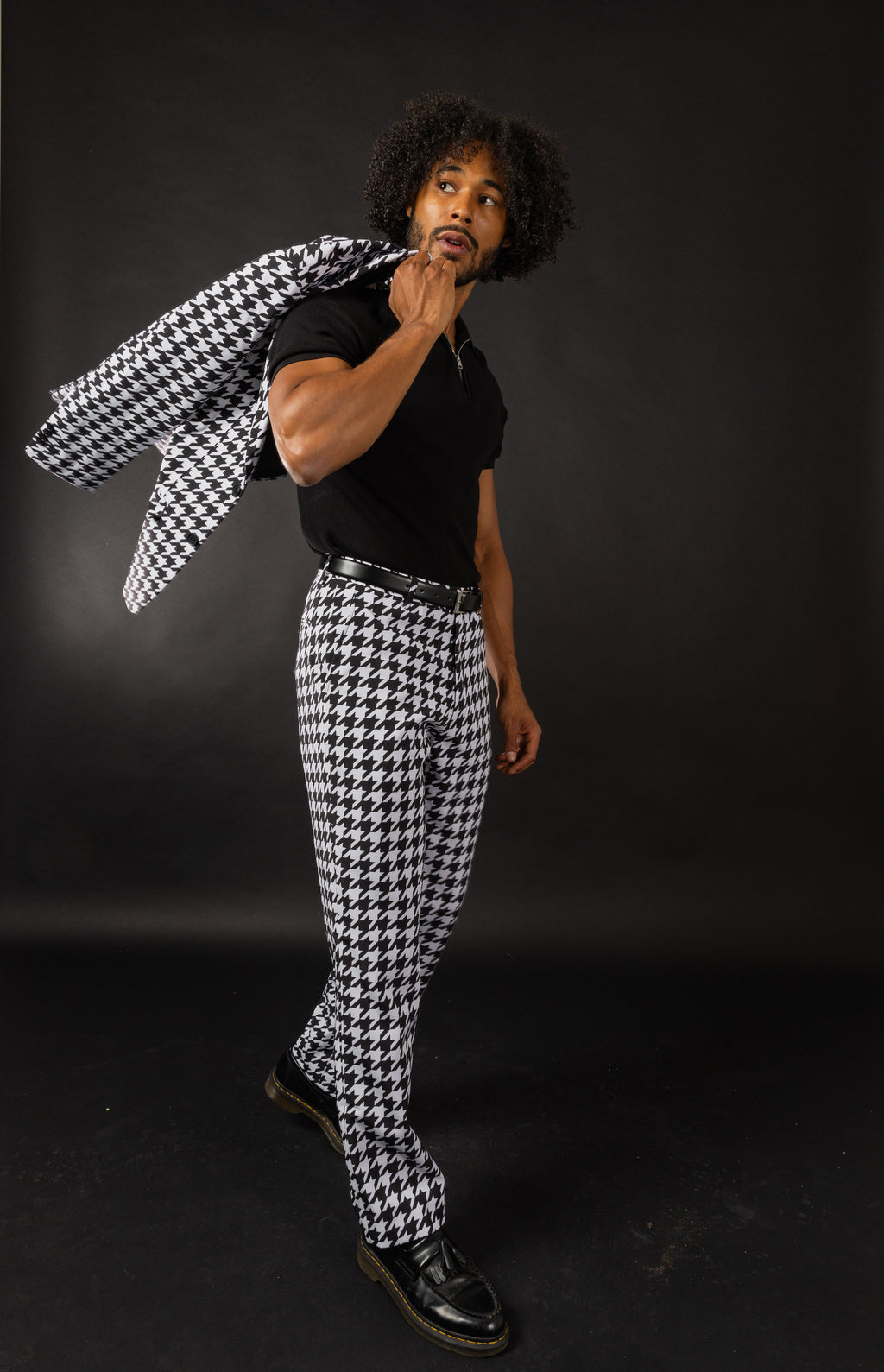 The Sophistication | Houndstooth Suit Pants - Shinesty