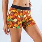 The Acorn Hoard | Fall Leaves Women’s Boxers - Shinesty