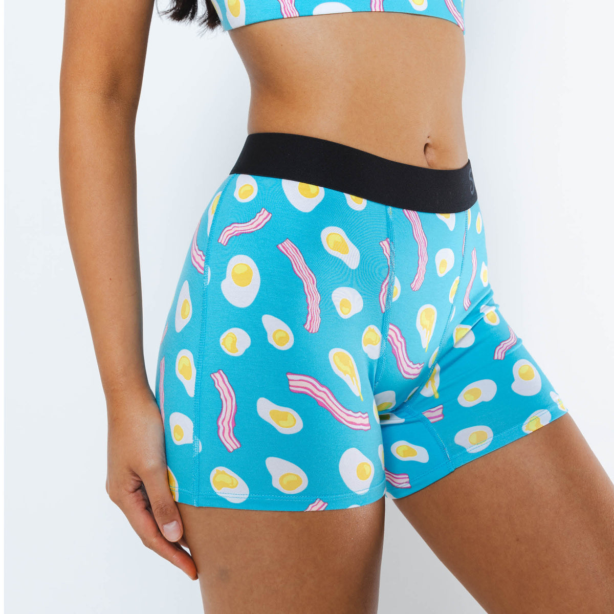 The Wakey Wakey | Eggs and Bacon Women’s Boxers - Shinesty