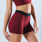 The Sommelier | Burgundy Women’s Boxers - Shinesty