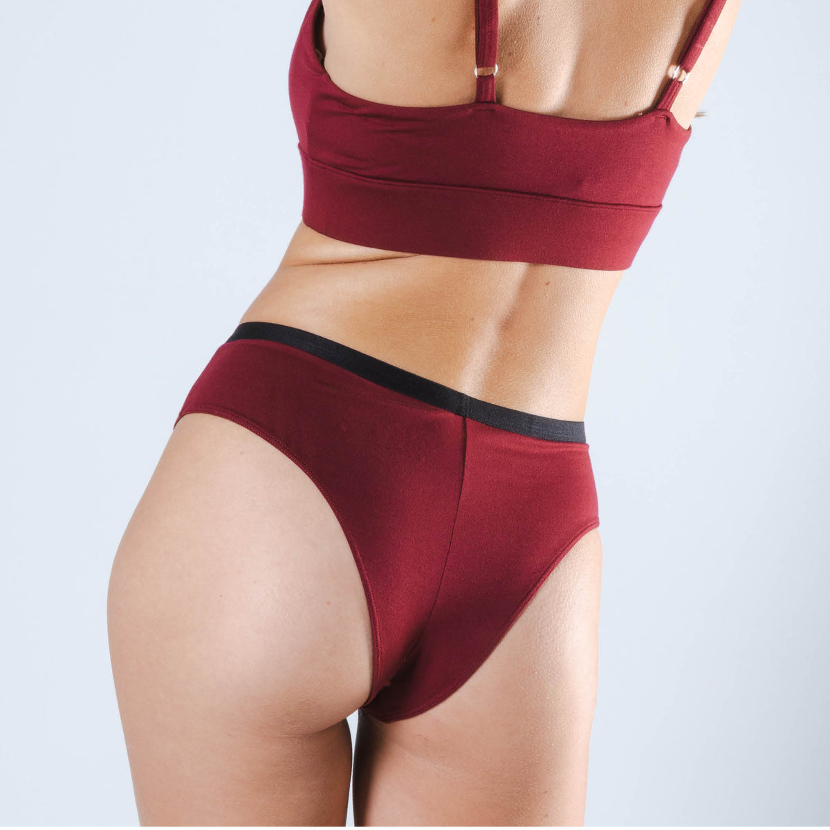 The Sommelier | Burgundy Cheeky Underwear - Shinesty