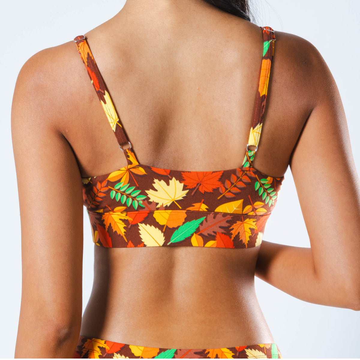 The Acorn Hoard | Fall Leaves Boob Hammock™ Scoop Bralette - Shinesty