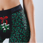 The Kiss Me There | Mistletoe Women’s Boxers - Shinesty