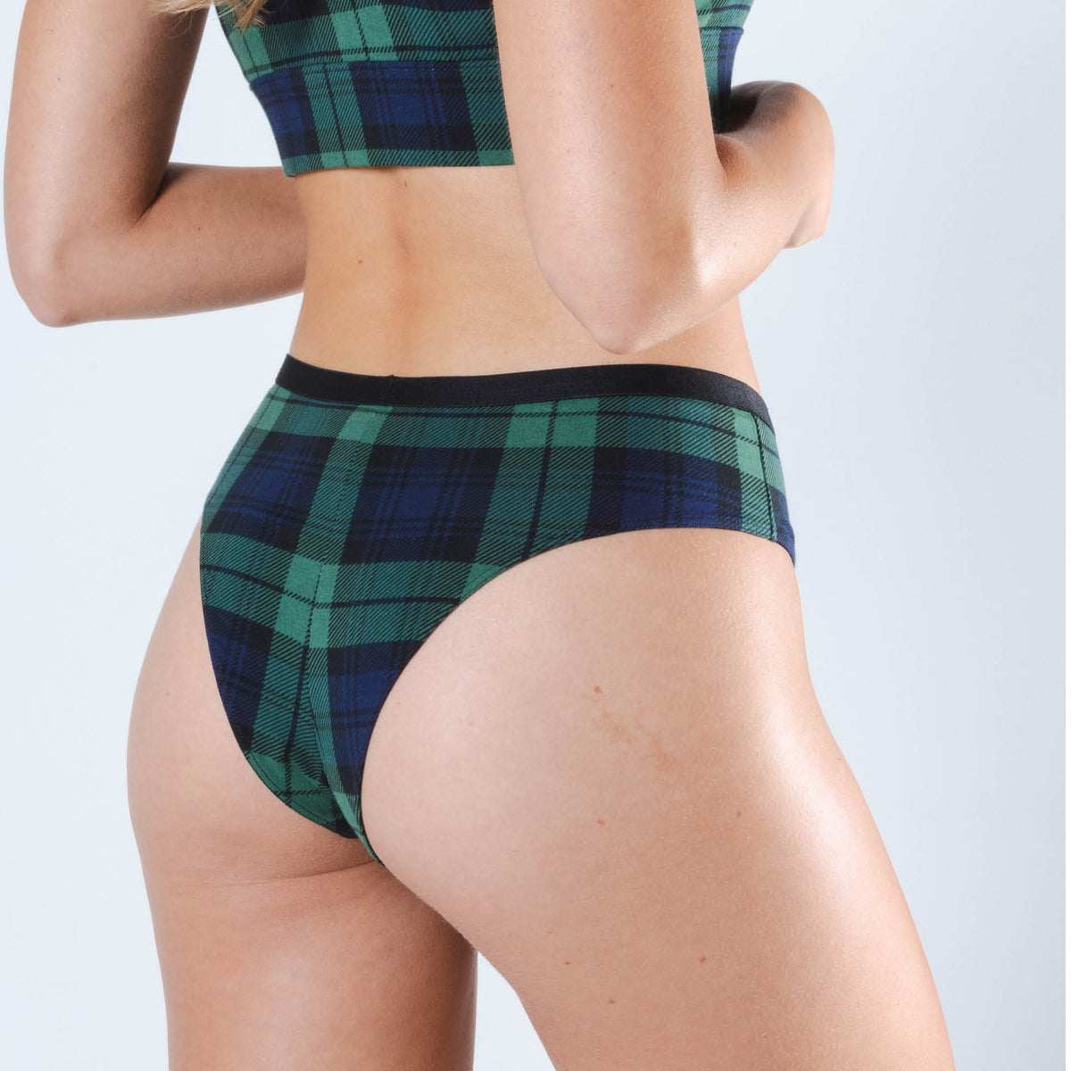 The Black Watch | Tartan Plaid Cheeky Underwear - Shinesty