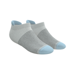 The Pacific Blue | Tri Color Block Heel Hammock™ Ankle Socks - Shinesty