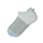 The Pacific Blue | Tri Color Block Heel Hammock™ Ankle Socks - Shinesty