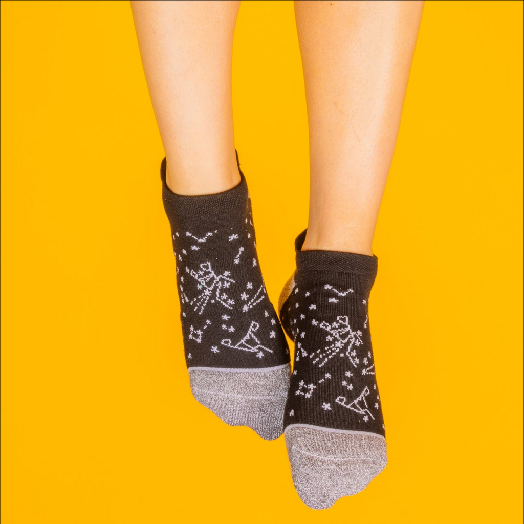 Versatile Solids Mix Pack | Blue Tri Color Block and Solids Heel Hammock™ Ankle Socks 6 Pack - Shinesty