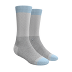 Versatile Solids Mix Pack | Blue Tri Color Block and Solids Heel Hammock™ Crew Socks 6 Pack - Shinesty