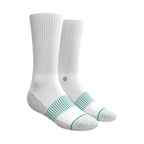 Versatile Solids Mix Pack | Blue Tri Color Block and Solids Heel Hammock™ Crew Socks 6 Pack - Shinesty