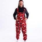 The Christmas Canoodle | Unisex Fleece Pajamaralls® - Shinesty