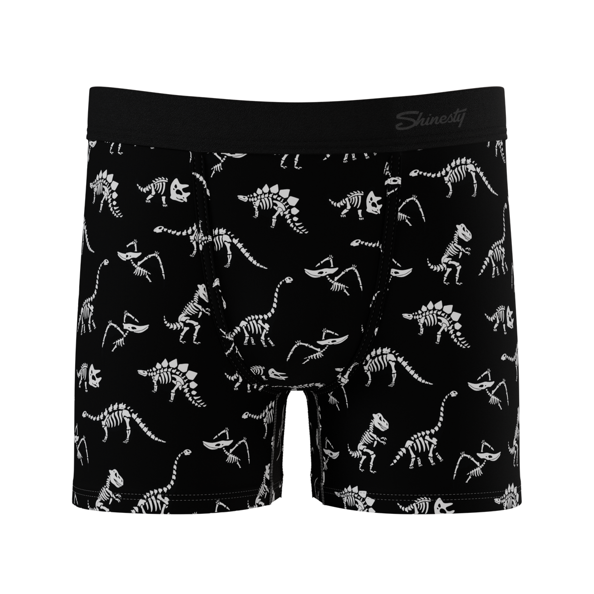 The Paleontologist | Glow in the Dark Dinosaurs Youth Boxer Briefs - Shinesty