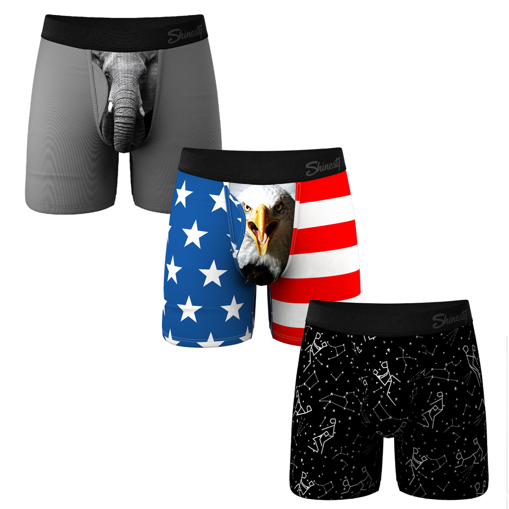 The Panty Dropper | Ball Hammock® Pouch Underwear with Fly 3 Pack - Shinesty