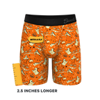 The Paranormal Entitty | Ghost Busts Ball Hammock® Boxer - Long Leg - Shinesty