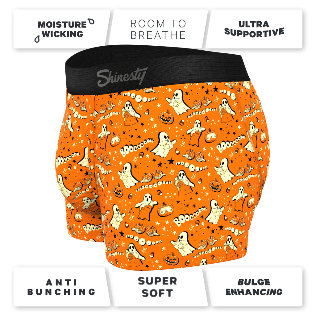 The Paranormal Entitty | Ghost Busts Ball Hammock® Pouch Trunks Underwear - Shinesty