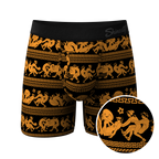 The Ancient Twister | Ancient Vase Orgy Ball Hammock® Pouch Underwear With Fly - Shinesty