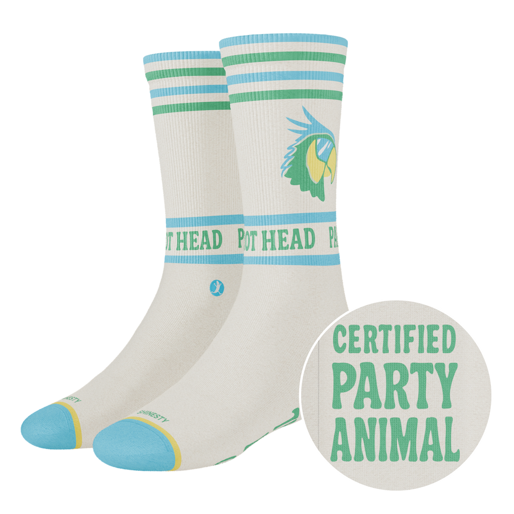 The Party Animal | Shinesty x Margaritaville® Heel Hammock™ Crew Socks - Shinesty