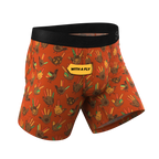 The Party Fowl | Thanksgiving Turkey Ball Hammock® Pouch Underwear With Fly - Shinesty