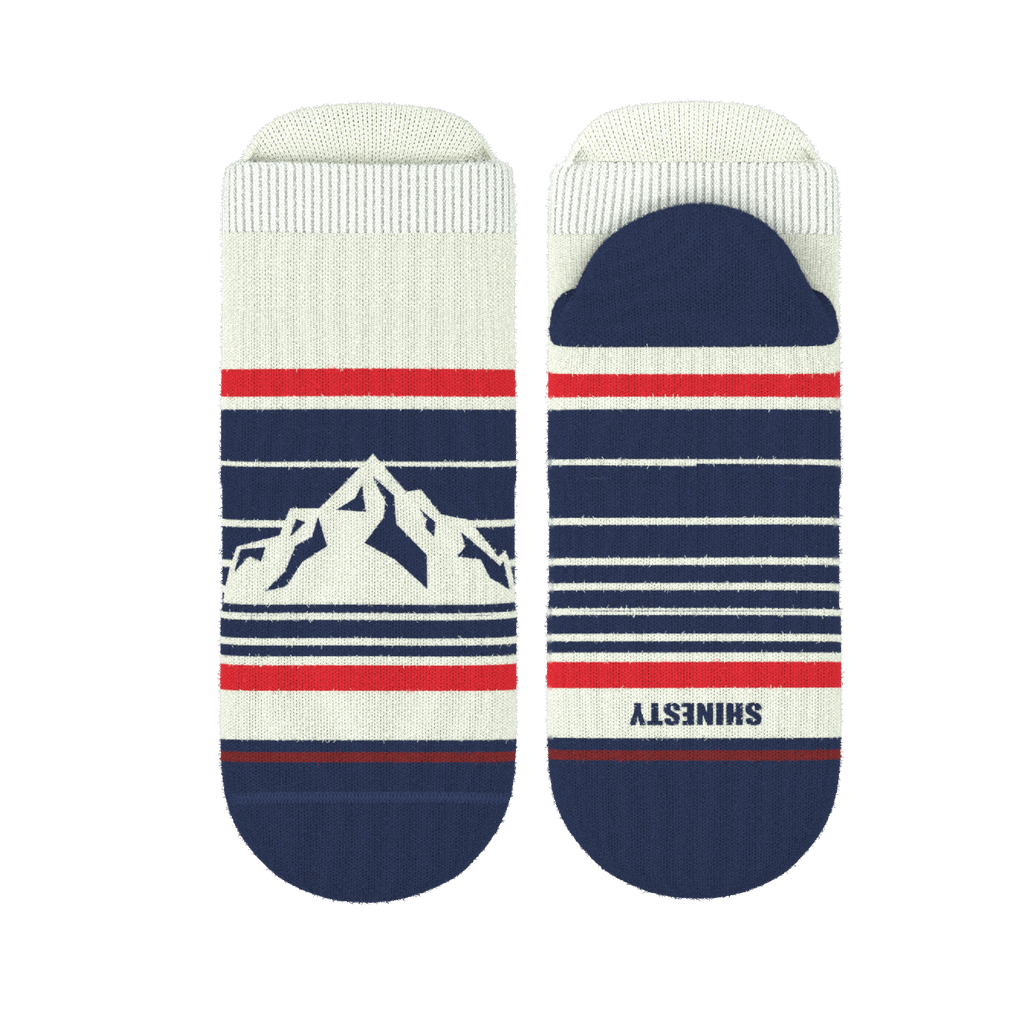 The Peaks | Mountain Heel Hammock™ Ankle Socks - Shinesty