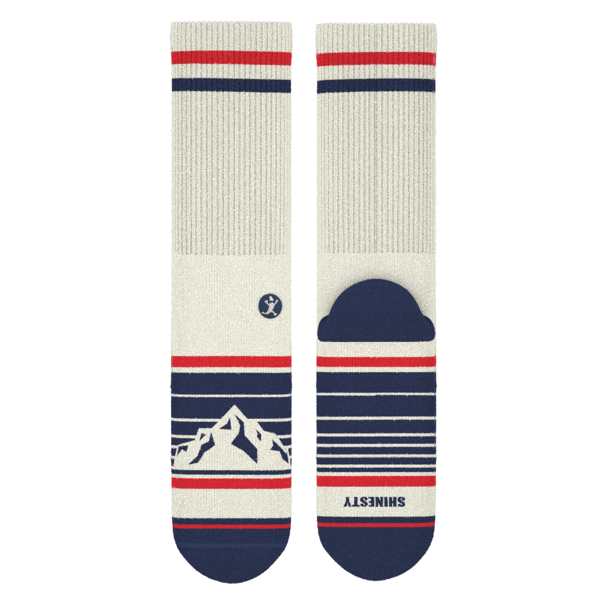The Peaks | Mountain Heel Hammock™ Crew Socks - Shinesty
