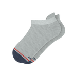 The Pebble | Grey Heel Hammock™ Ankle Socks - Shinesty